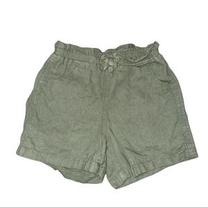 Old Navy Green Linen Shorts Size 5T